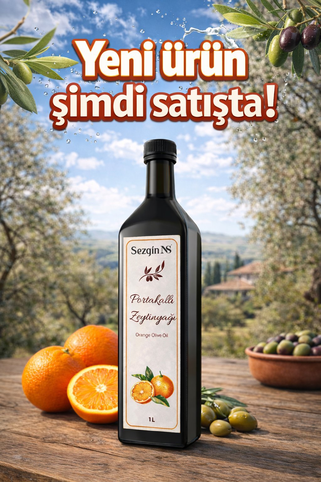 Sezgin NS Portakallı Zeytinyağı