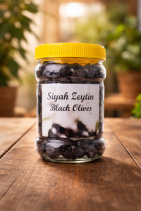 Gemlik Tipi Siyah Zeytin 0.5KG ( Medium - Small )