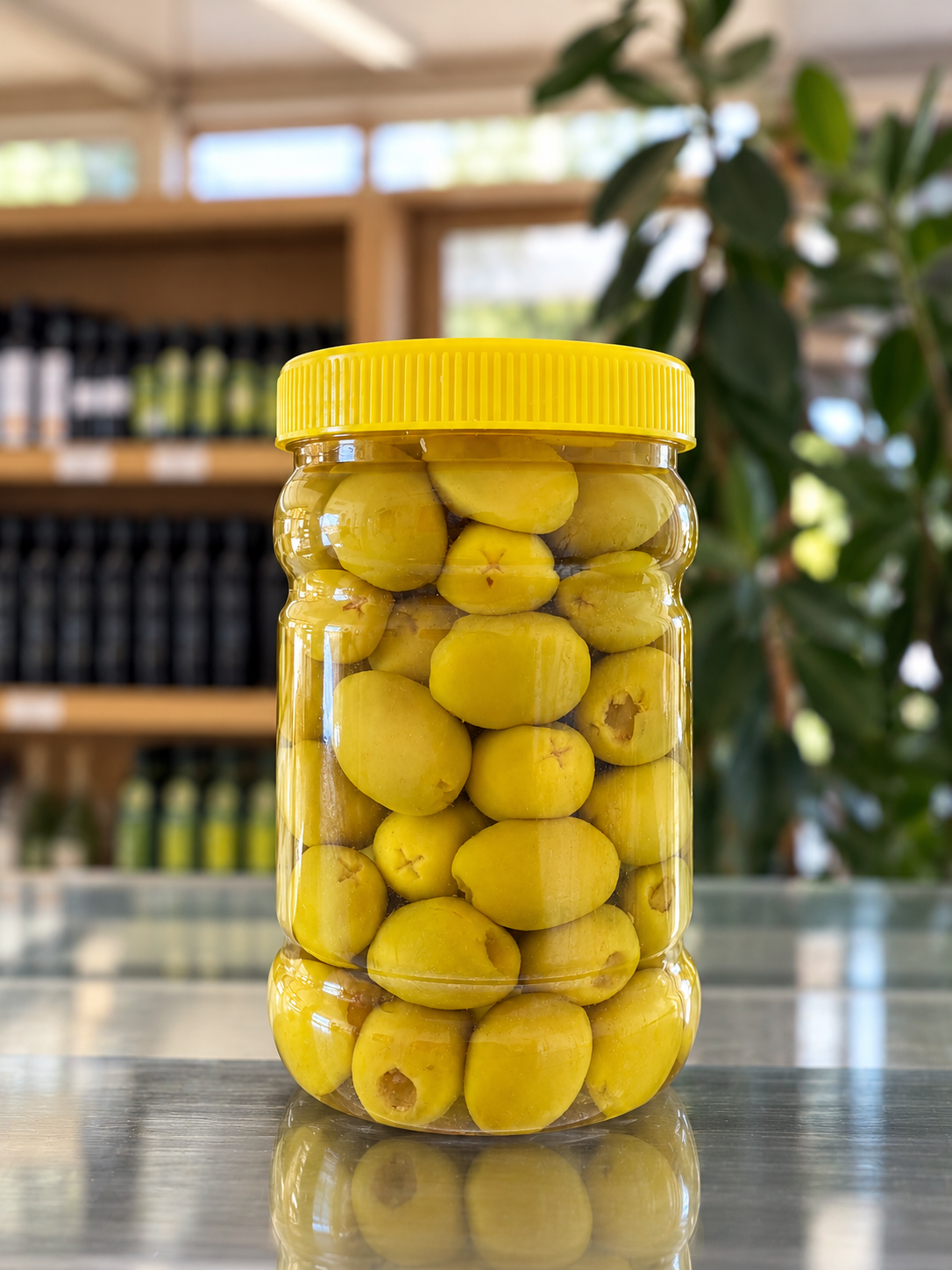 Limon Dolgulu Yeşil Zeytin – Ferah ve Doğal Lezzet 1KG
